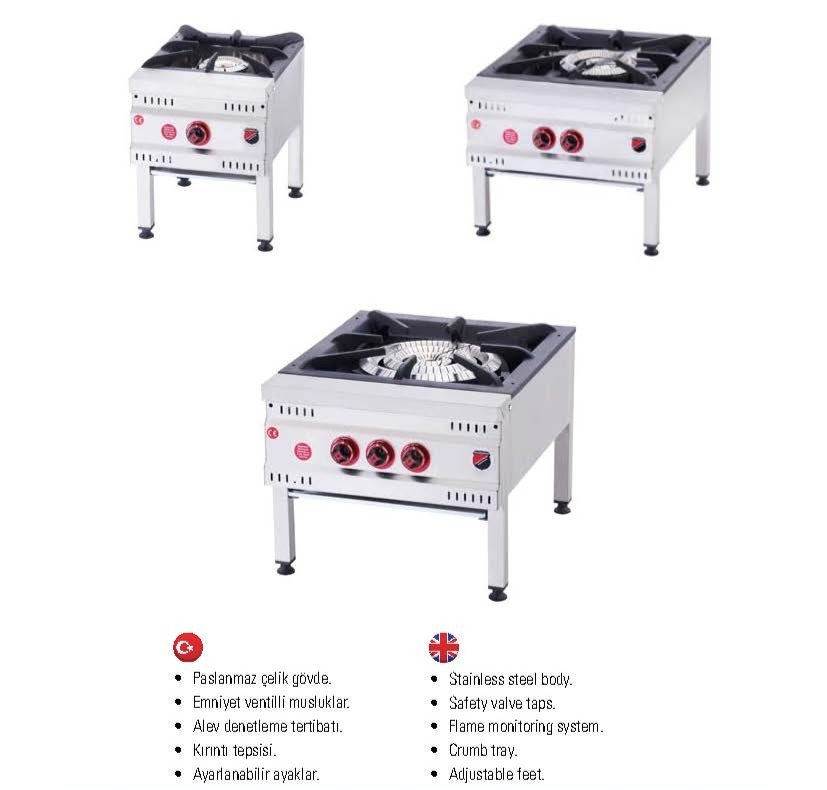 Gewerbeherde Gas und Elektro